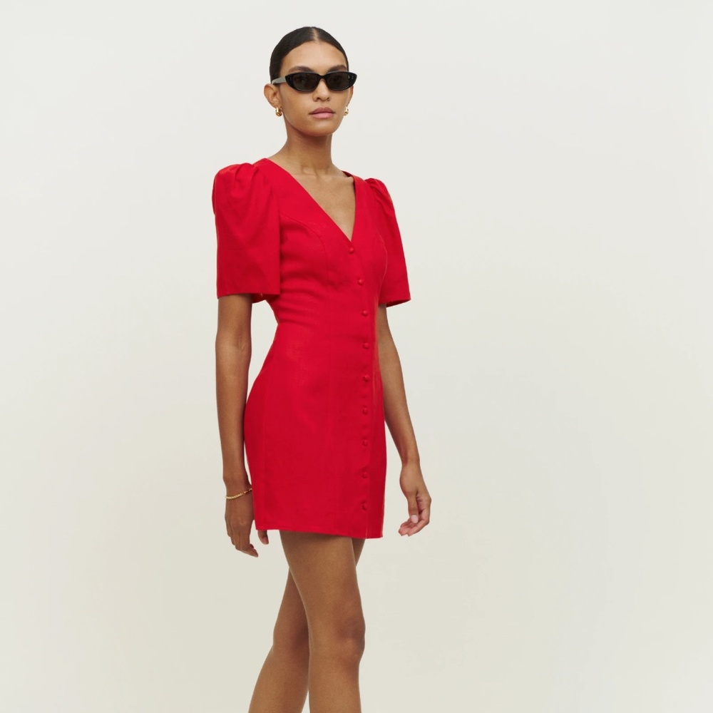 NWT Reformation Joelle Linen Dress